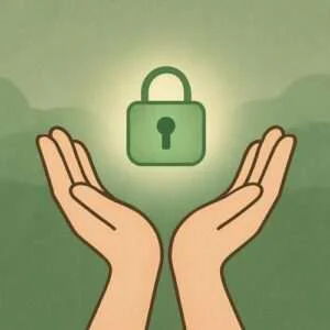 Glowing Padlock