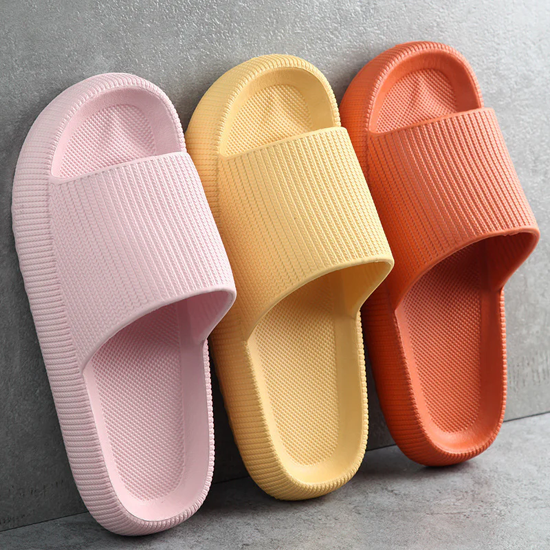 Three colorful slides