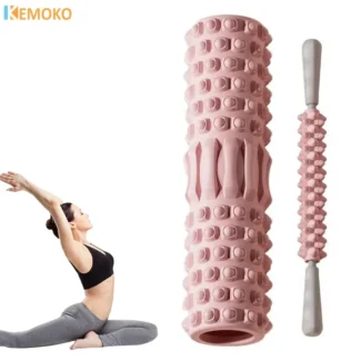 Deep-Tissue Yoga Foam Roller & Massage Stick Set – Full-Body Muscle Recovery Tool