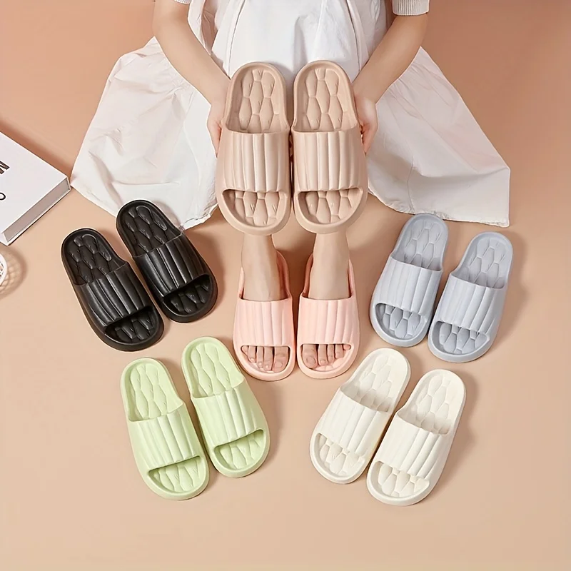 Ultra-soft EVA slide slippers designed for all-day comfort with a non-slip sole. Lightweight, washable, and perfect for indoor or outdoor use. - Image 4