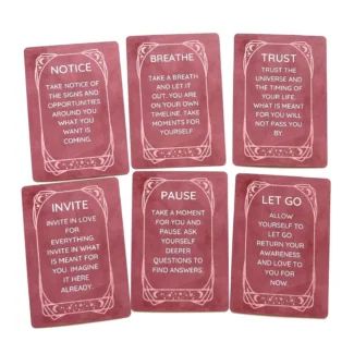 Daily affirmation cards