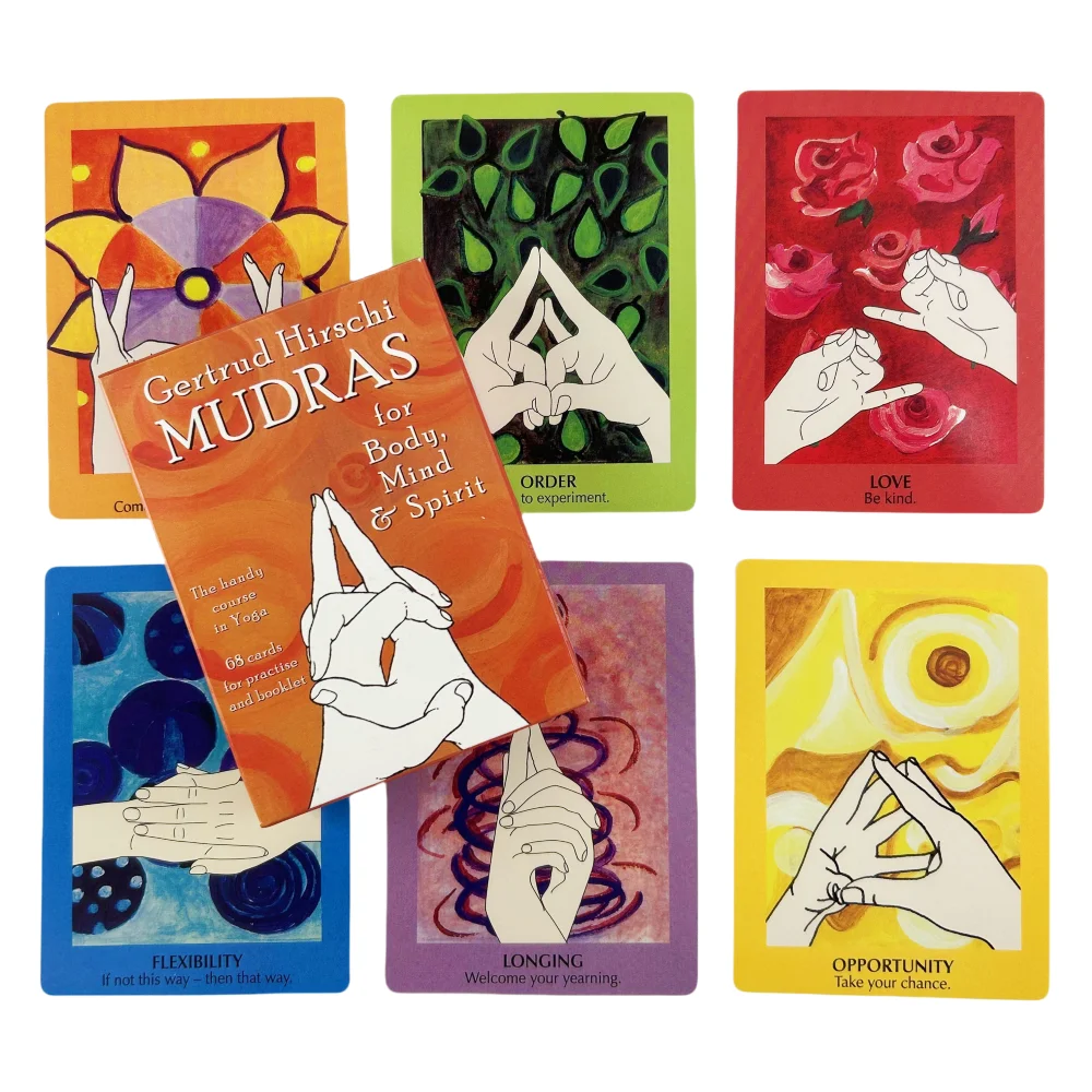 Mudras for Body, Mind & Spirit Card Deck – 68 Yoga Practice & Mindfulness Cards - Image 2