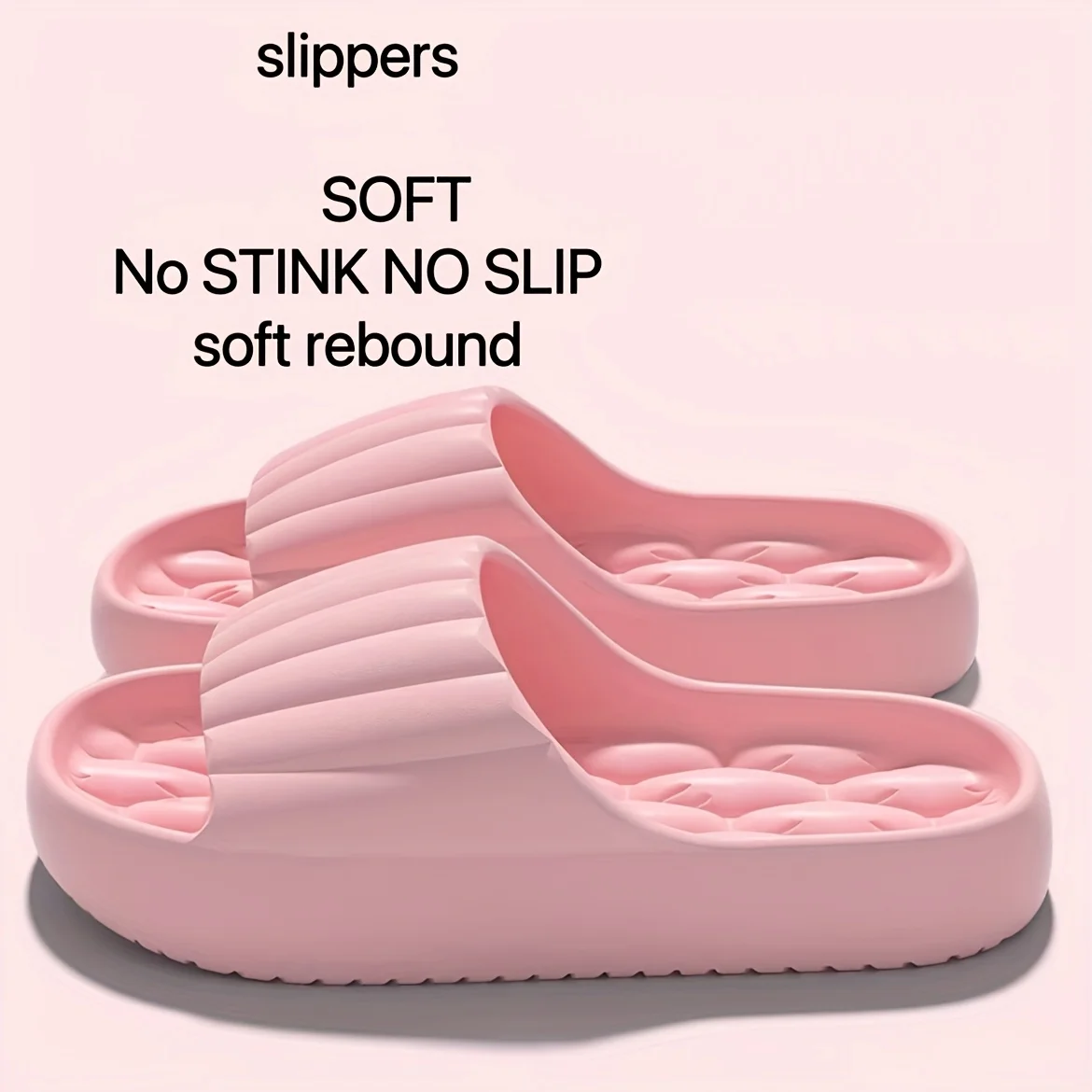 Ultra-soft EVA slide slippers designed for all-day comfort with a non-slip sole. Lightweight, washable, and perfect for indoor or outdoor use. - Image 2