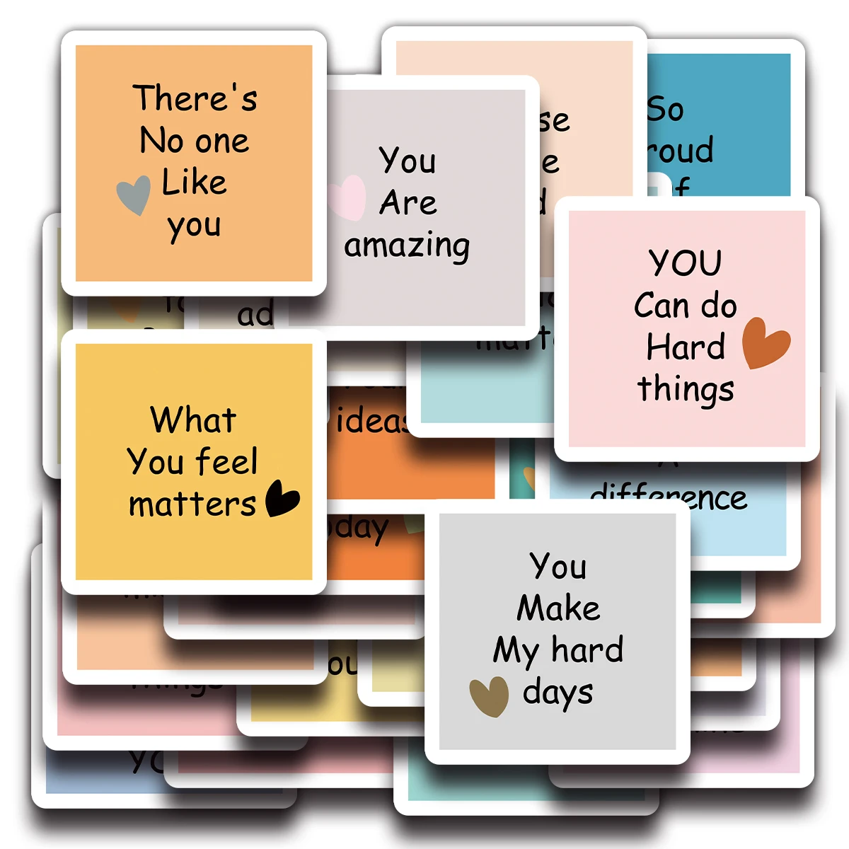 30pcs Positive Affirmation Cards – Mini Encouragement & Motivational Set